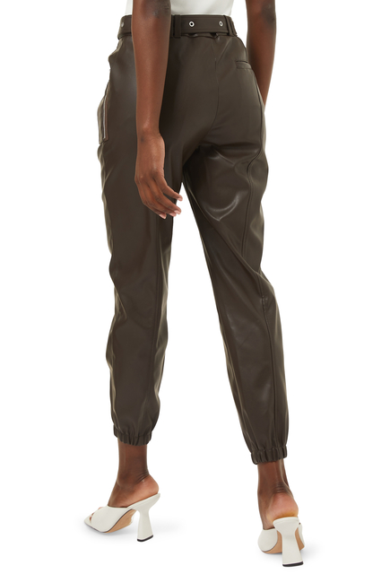 Belted Jogger Pants